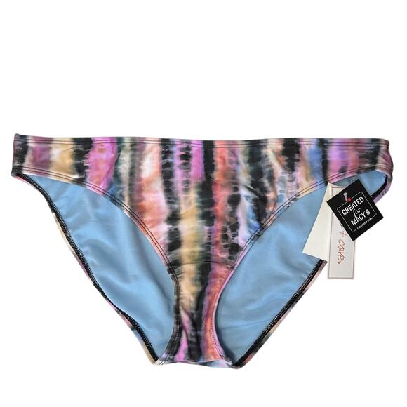 2/$15 NWT Salt + Cove Lavender Tie Dye Swim Bottoms Low-Rise Size XL - Picture 4 of 10